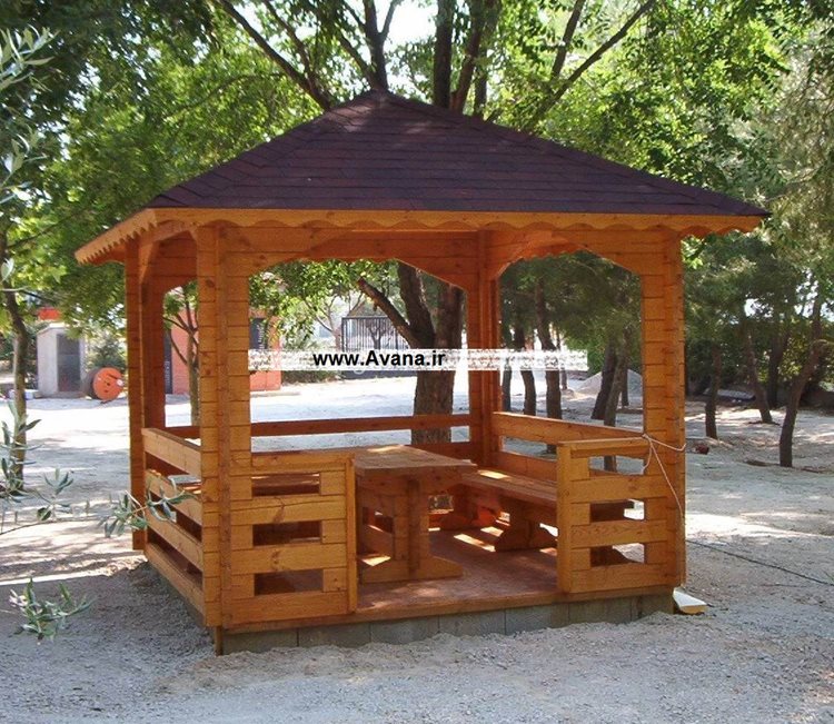 آلاچیق چوبی طرح CLS 04