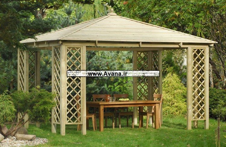 آلاچیق چوبی طرح CLS 03