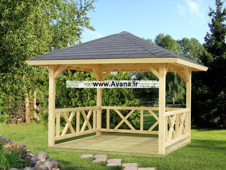 آلاچیق چوبی طرح AFR 01